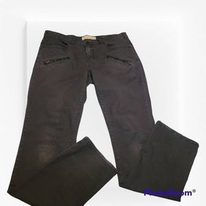 Anthropologie Pilcro and The Letterpress Charcoal Grey Pants Size 29